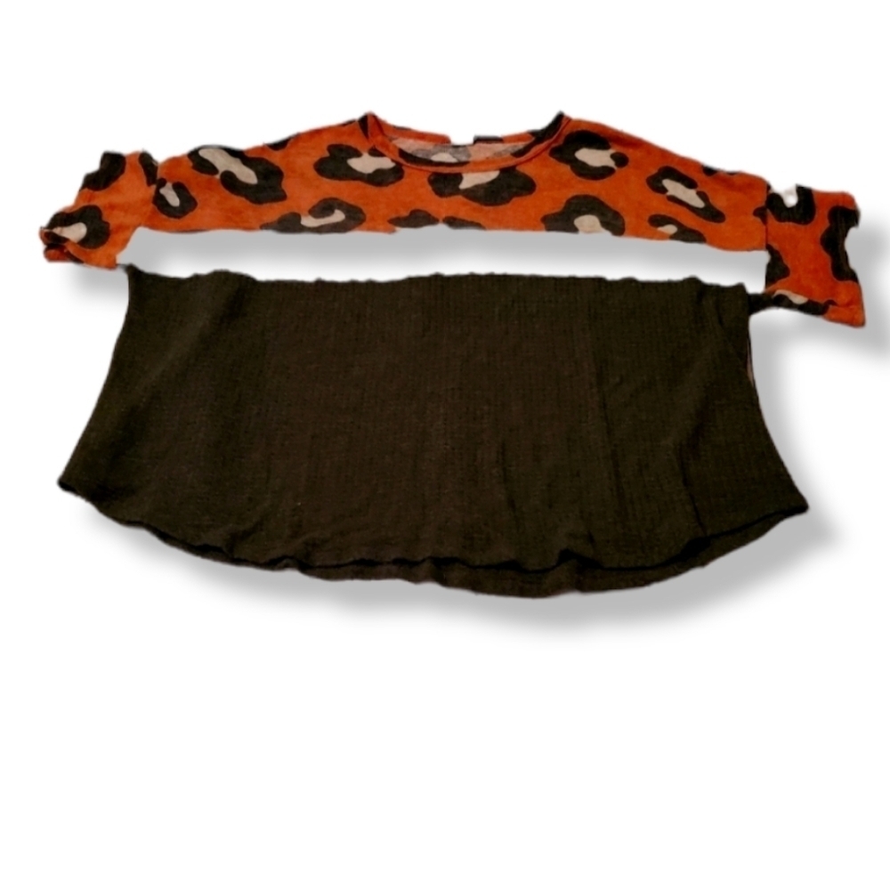 7th Roy Leopard Print Top - Picture 2 of 7